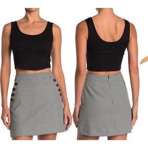 KNOWONECARES Ribbed Corset Crop Tank Top